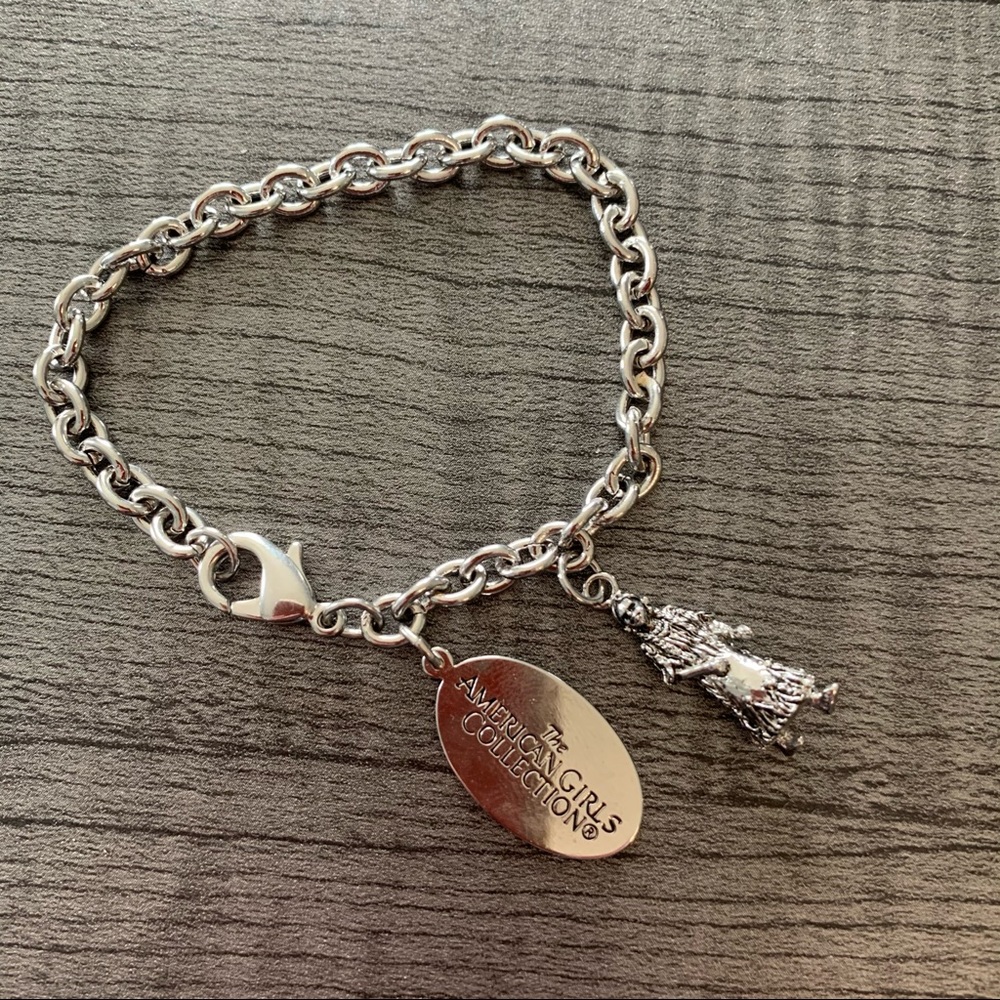 American Girl Collection Charm Bracelet Kaya Silvertone